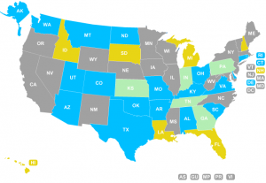 us voter id laws map